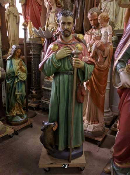Saint-Rocco-Statue