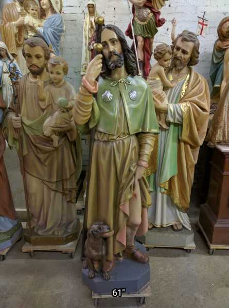 Saint-Roch-Statue